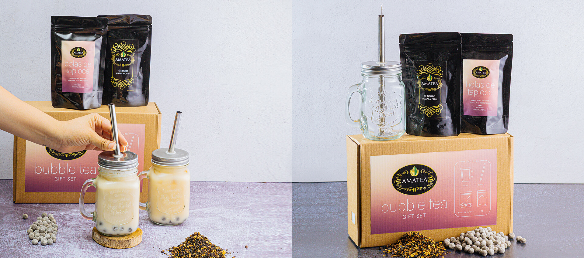 Amatea Tea Shop Bubble Tea Gift Set